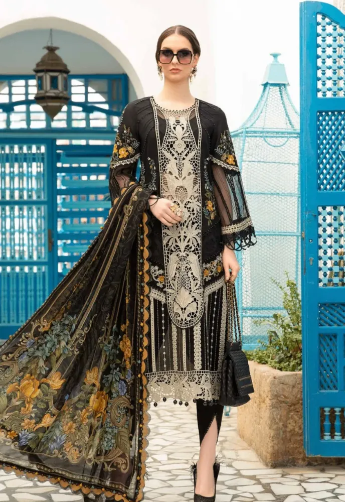 Arsheen Fashion look: black formalwear with ornate details