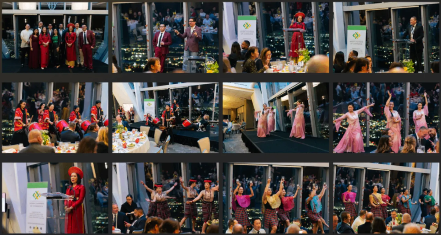 Guests and performers at a past Asian Chamber gala